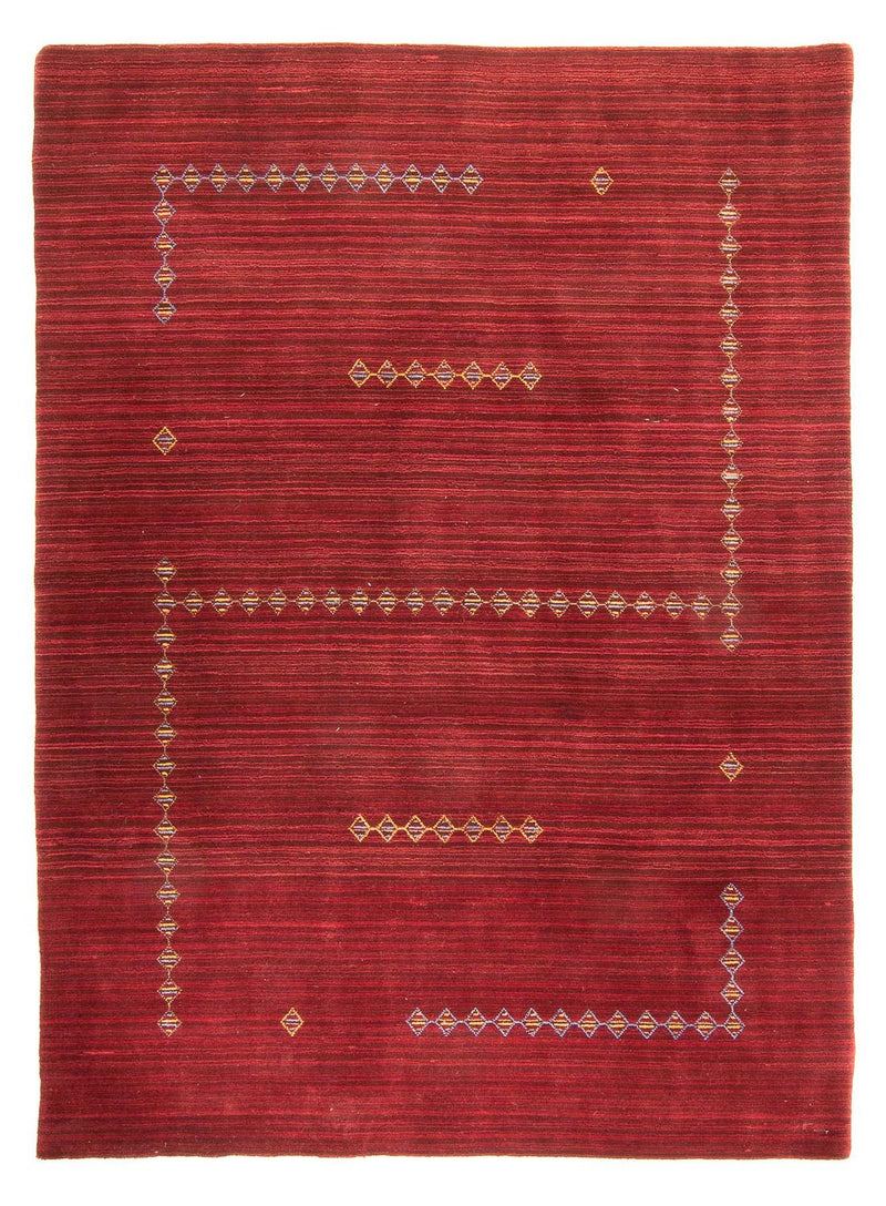 Gabbeh Rug - Loribaft Softy - 240 x 170 cm - dark red