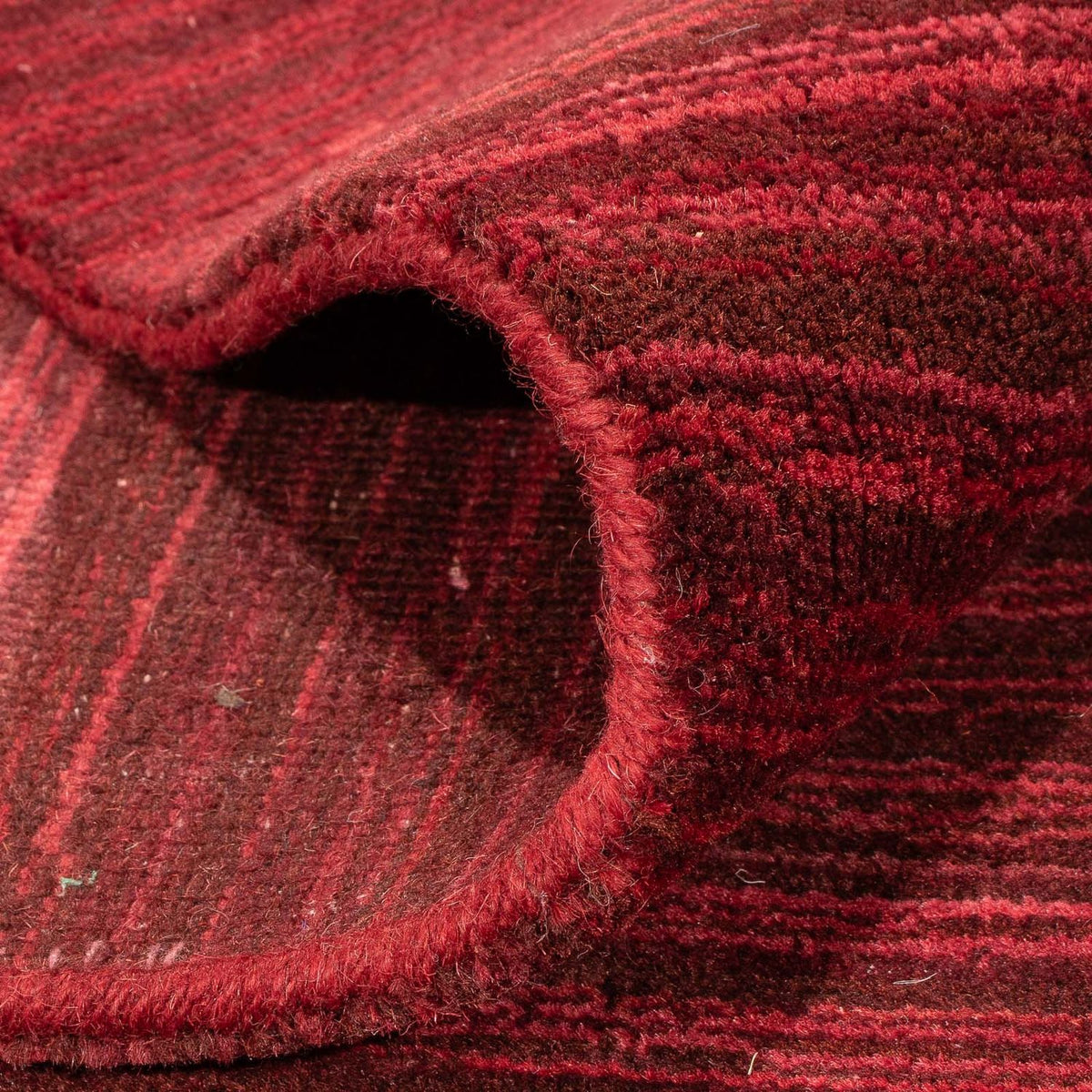 Gabbeh Rug - Loribaft Softy - 240 x 170 cm - dark red