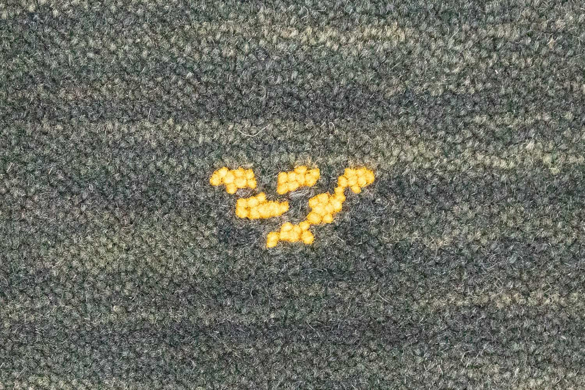 Gabbeh Rug - Softy - 120 x 70 cm - green