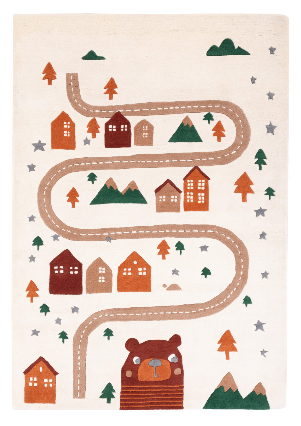 Children's Rug Bärenstrasse - Wool Rug