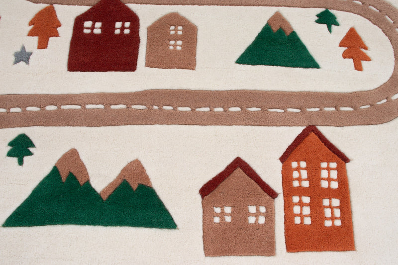 Children's Rug Bärenstrasse - Wool Rug