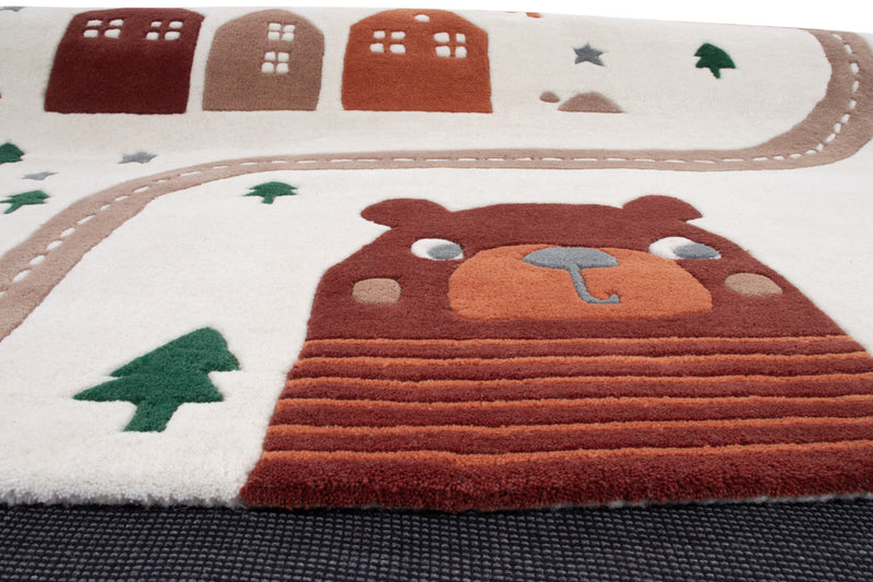 Children's Rug Bärenstrasse - Wool Rug