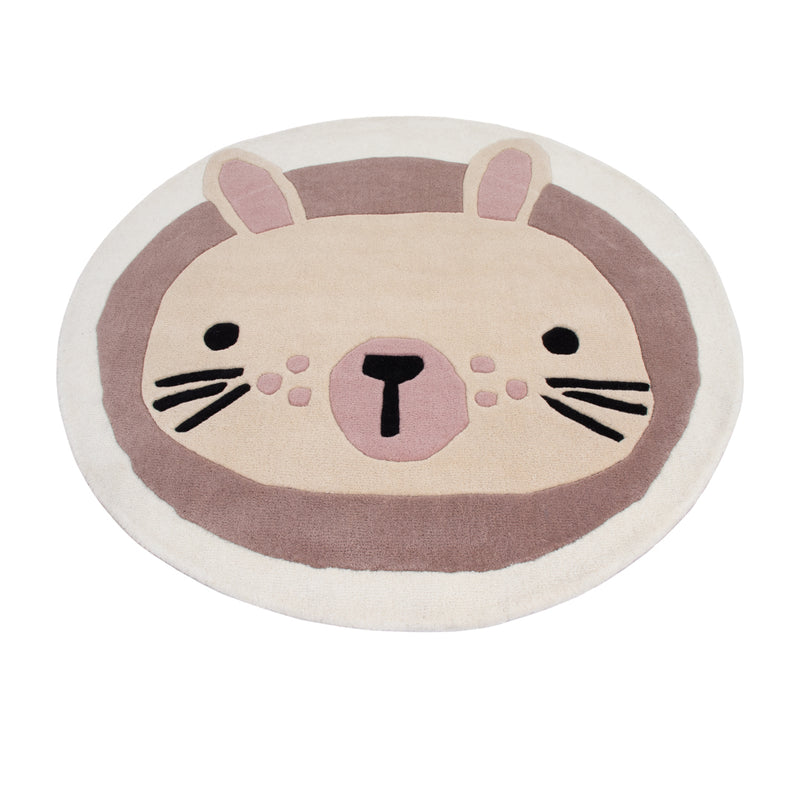Bunny Kids Rug Round