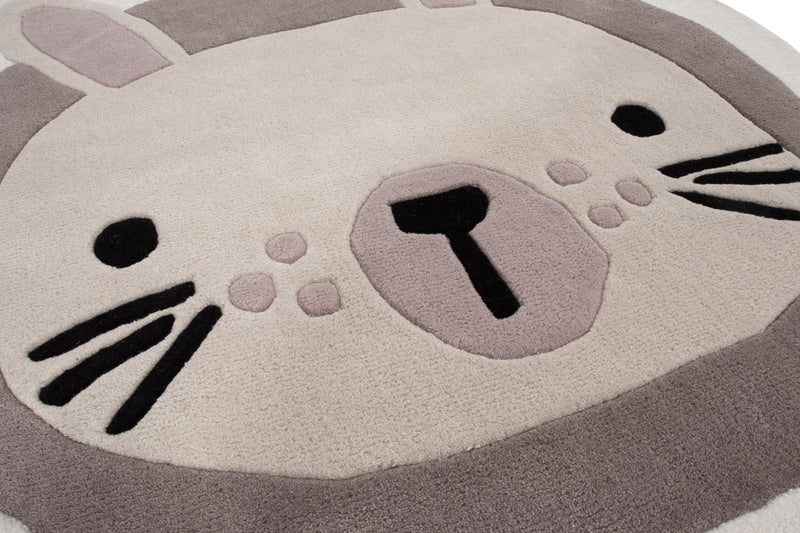 Bunny Kids Rug Round