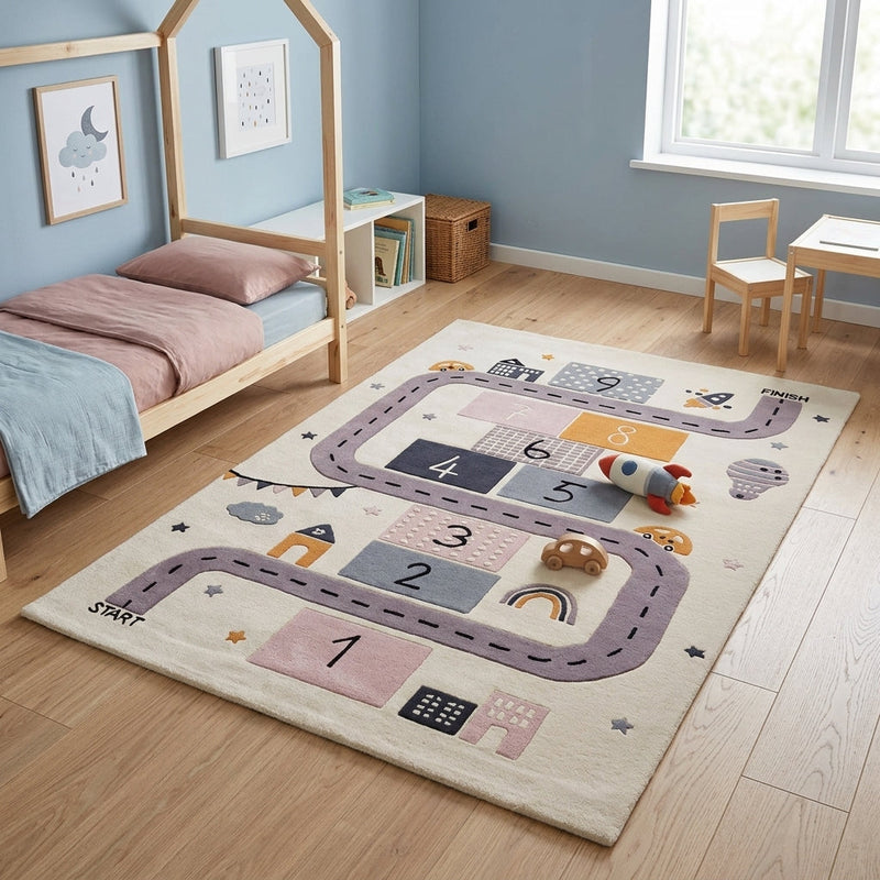 Hopscotch Game Rug