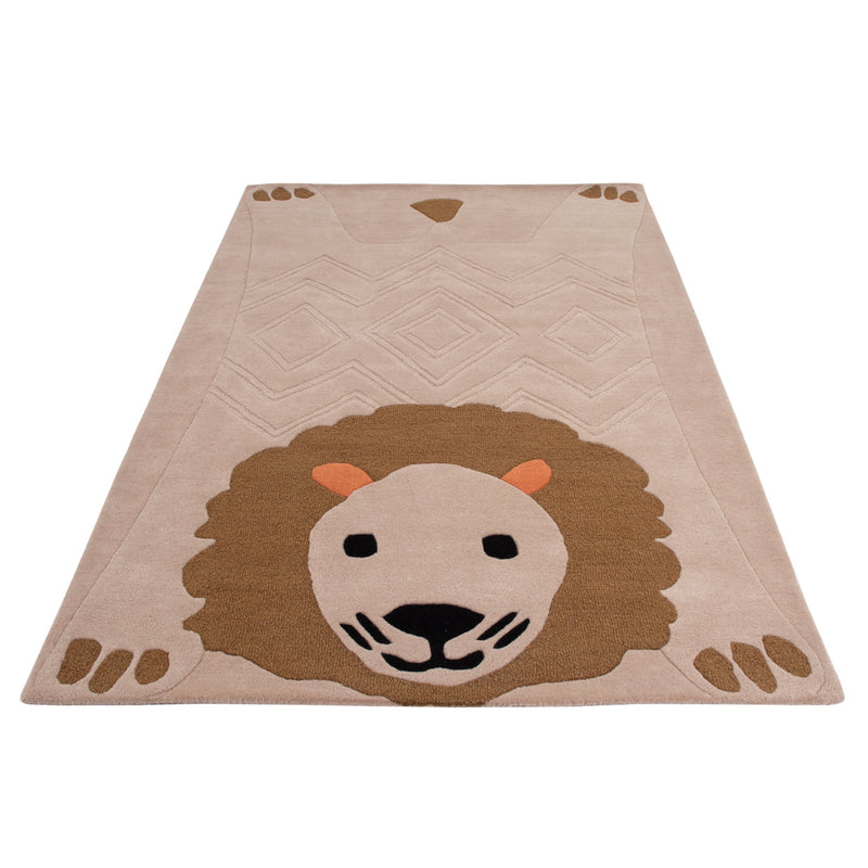 Children's Rug Löwe Dschungelkönig - Wool Rug