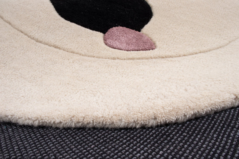 Panda Kids Rug Round