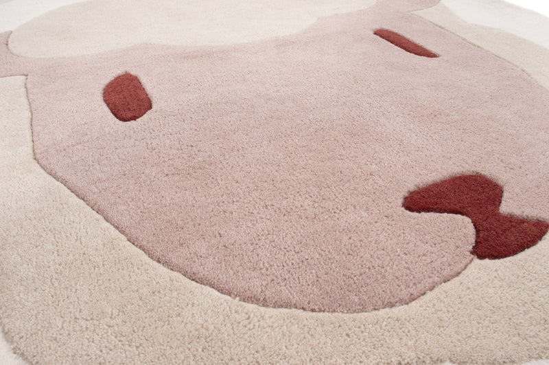Kinderteppich Schaf rund