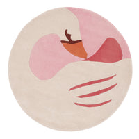 Swan Kids Rug Round – product image