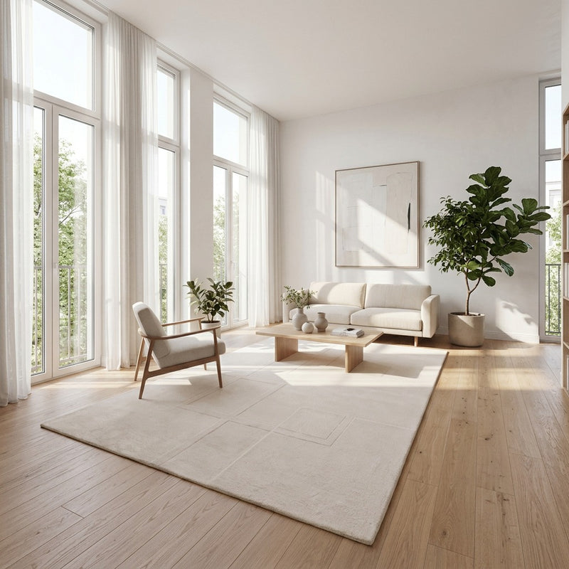 Wool Rug Timeless Lightness - Wool Rug
