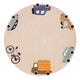 Cars Kids Rug Round