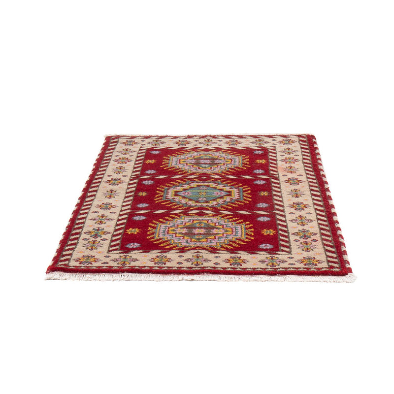 Oriental Rug - 160 x 90 cm - dark red