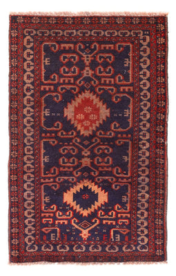 Belutsch Rug - 120 x 60 cm - bordeaux red